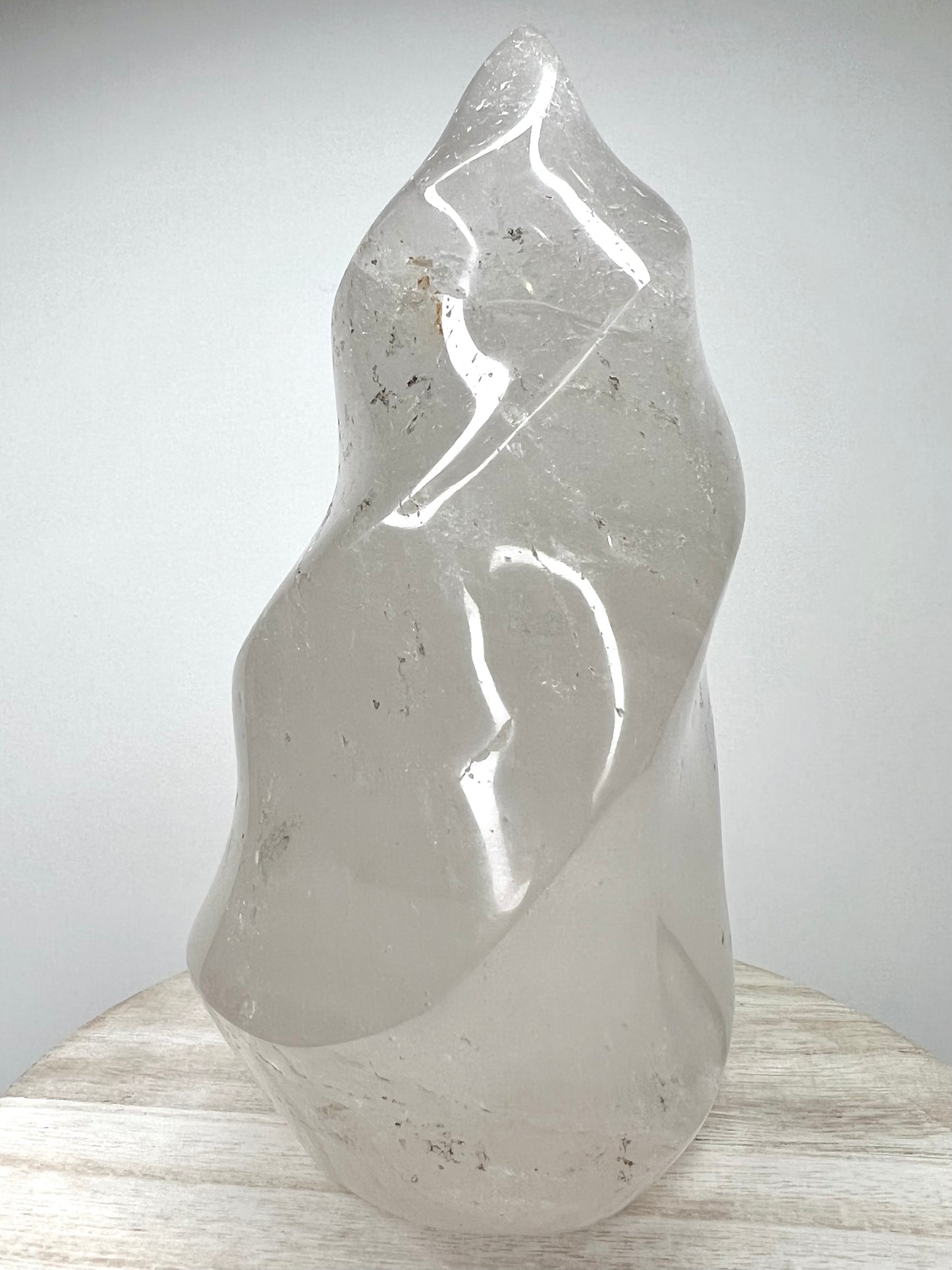 Quartz, Clear - Flame - SolRising The Rock Shop