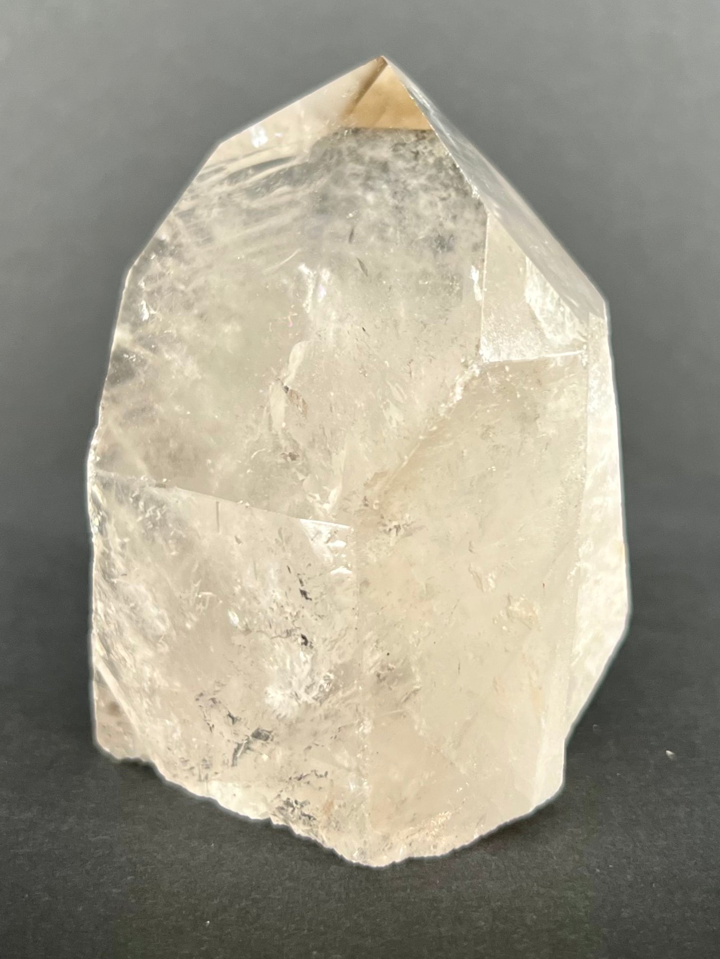 Quartz // Clear // Polished Point - SolRising The Rock Shop