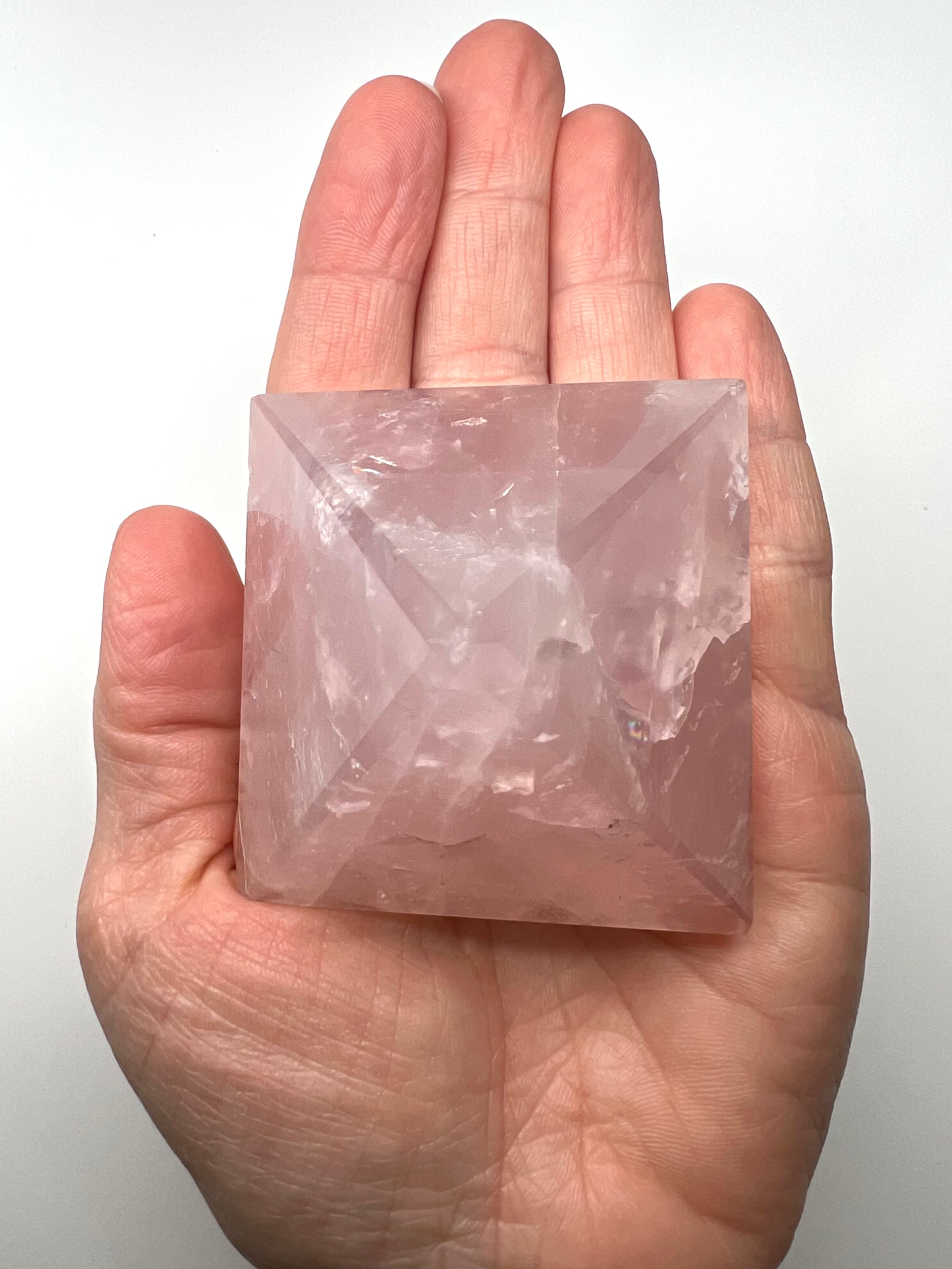 Rose Quartz // Pyramid - SolRising The Rock Shop