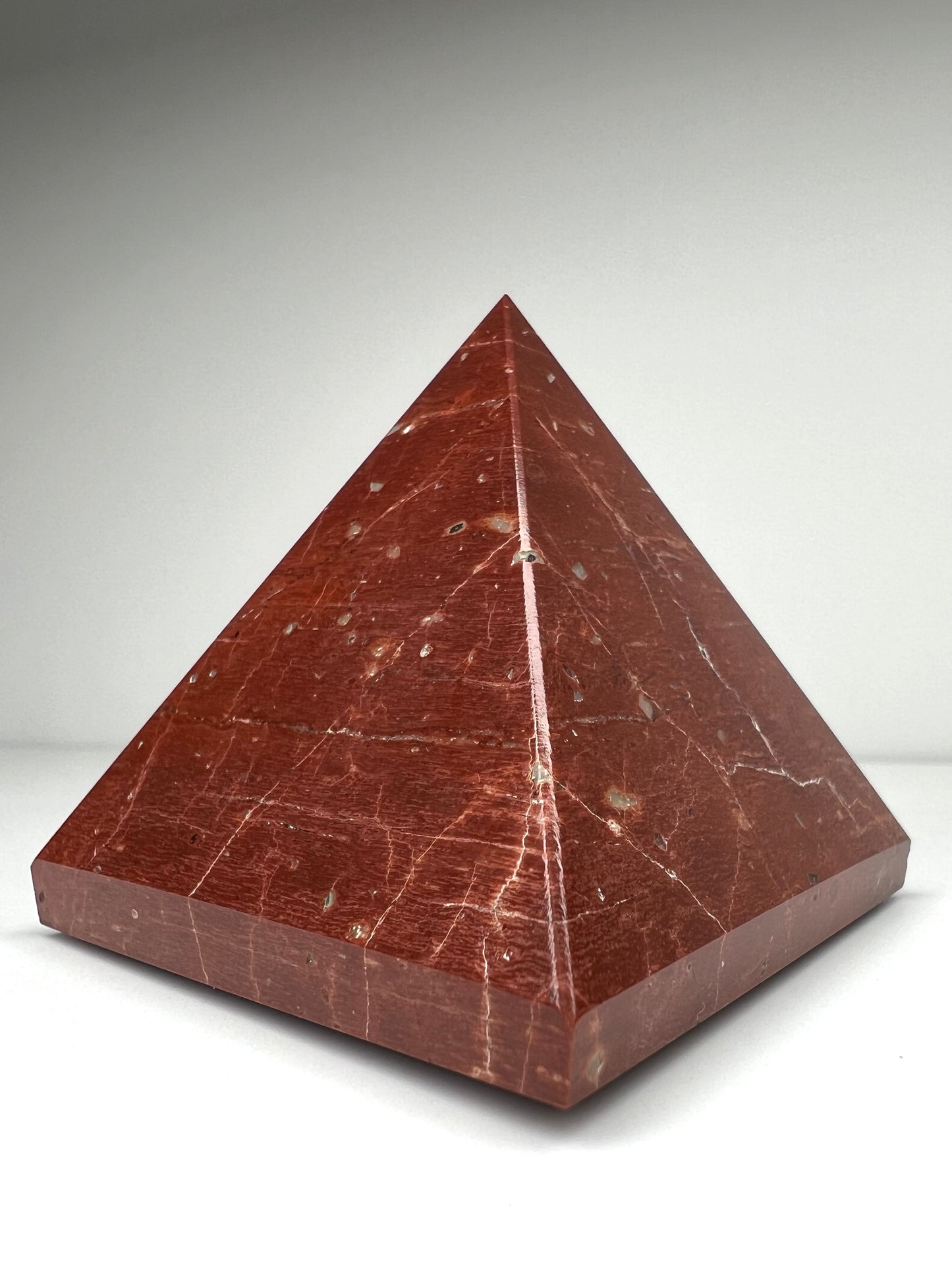 Red Jasper // Pyramid - SolRising The Rock Shop