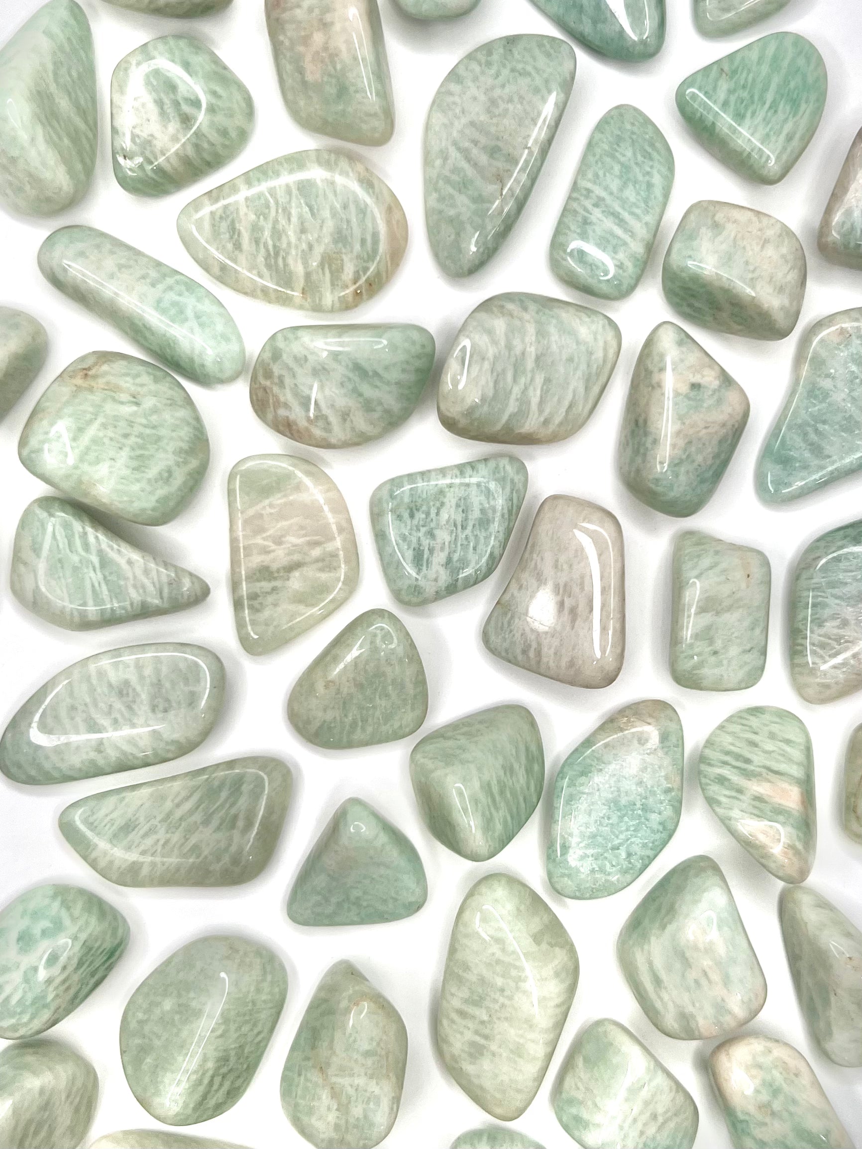 Amazonite // Indian // Tumbled - SolRising The Rock Shop