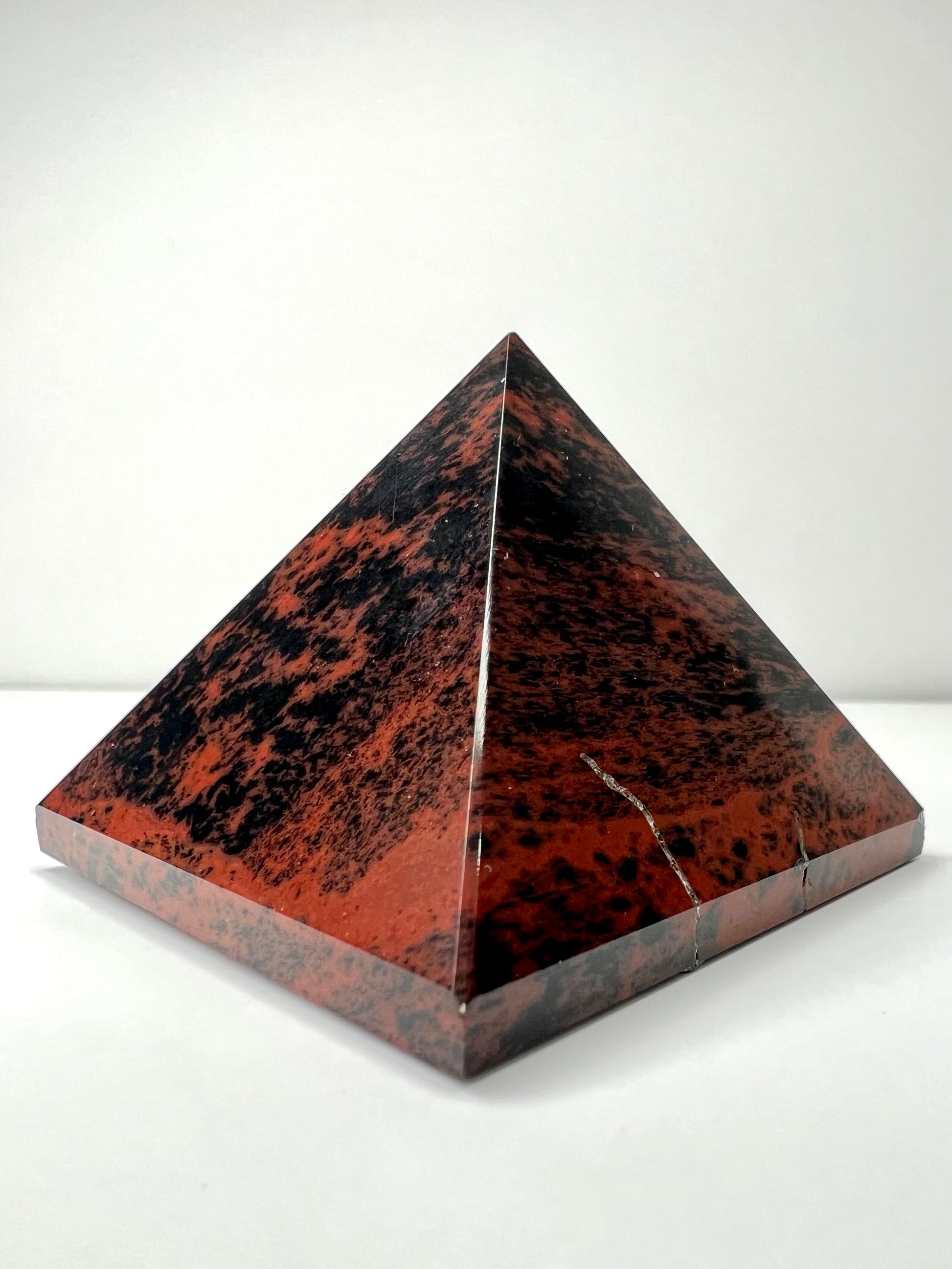 Obsidian, Mahogany - Pyramid - SolRising The Rock Shop
