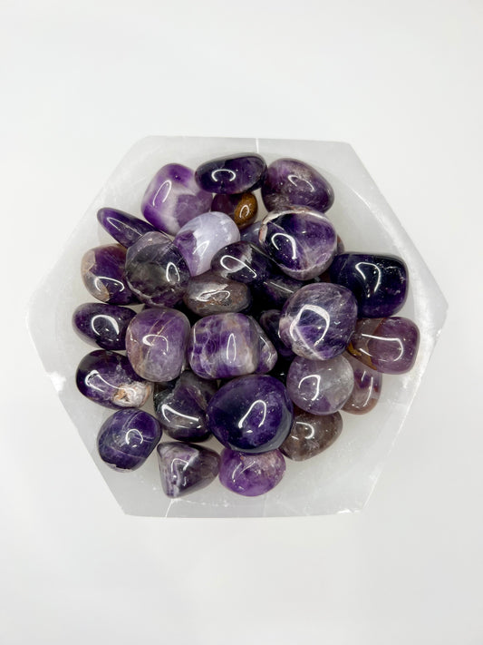 Super // Amethyst // Quartz // Tumbled - SolRising The Rock Shop