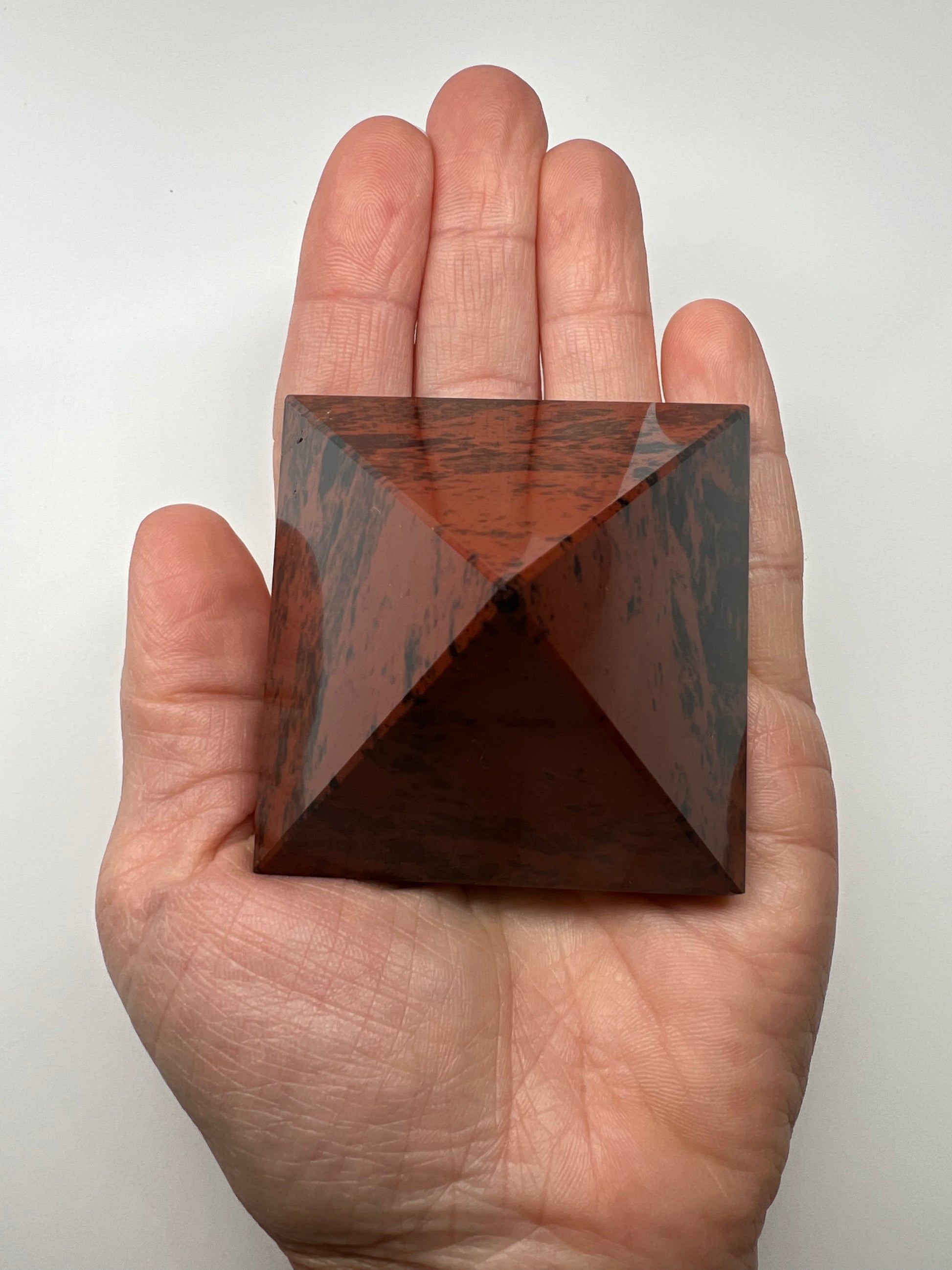Obsidian, Mahogany - Pyramid - SolRising The Rock Shop