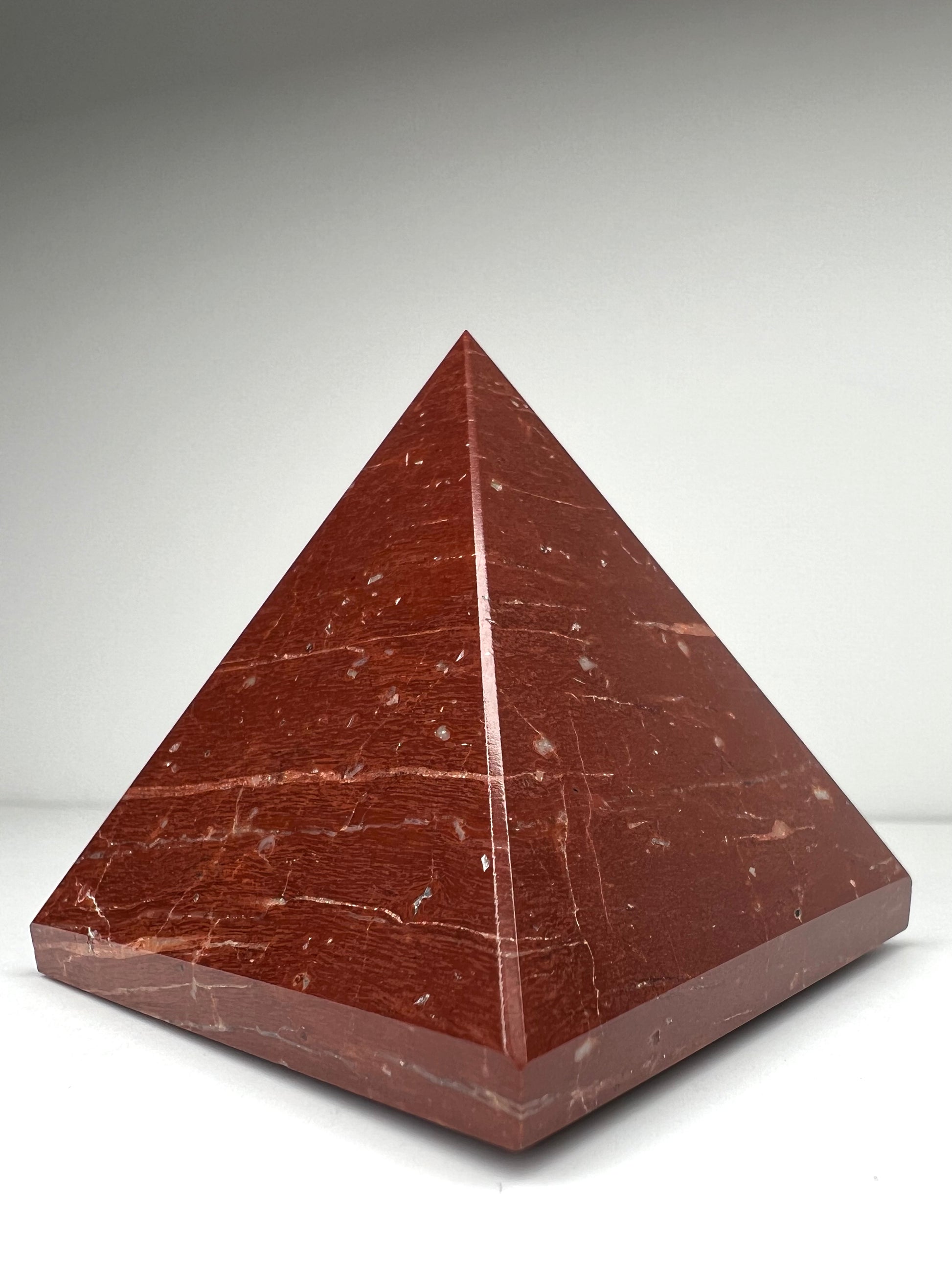 Red Jasper // Pyramid - SolRising The Rock Shop