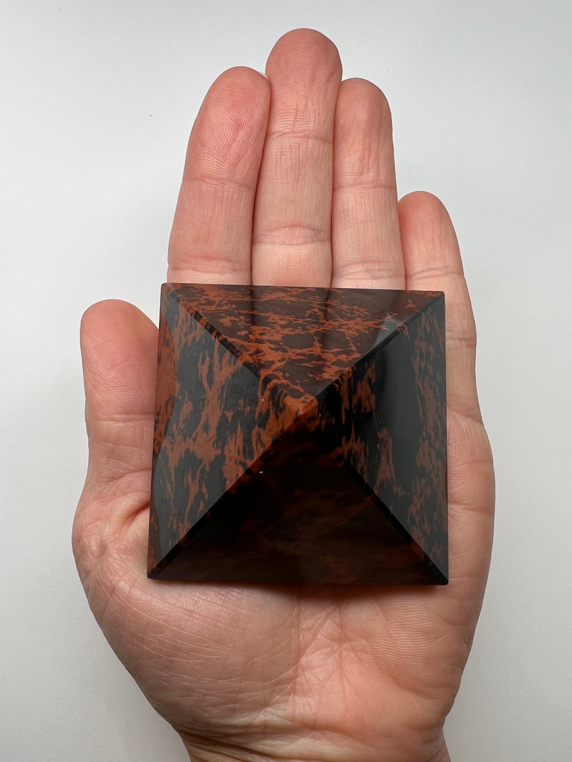 Obsidian, Mahogany - Pyramid - SolRising The Rock Shop