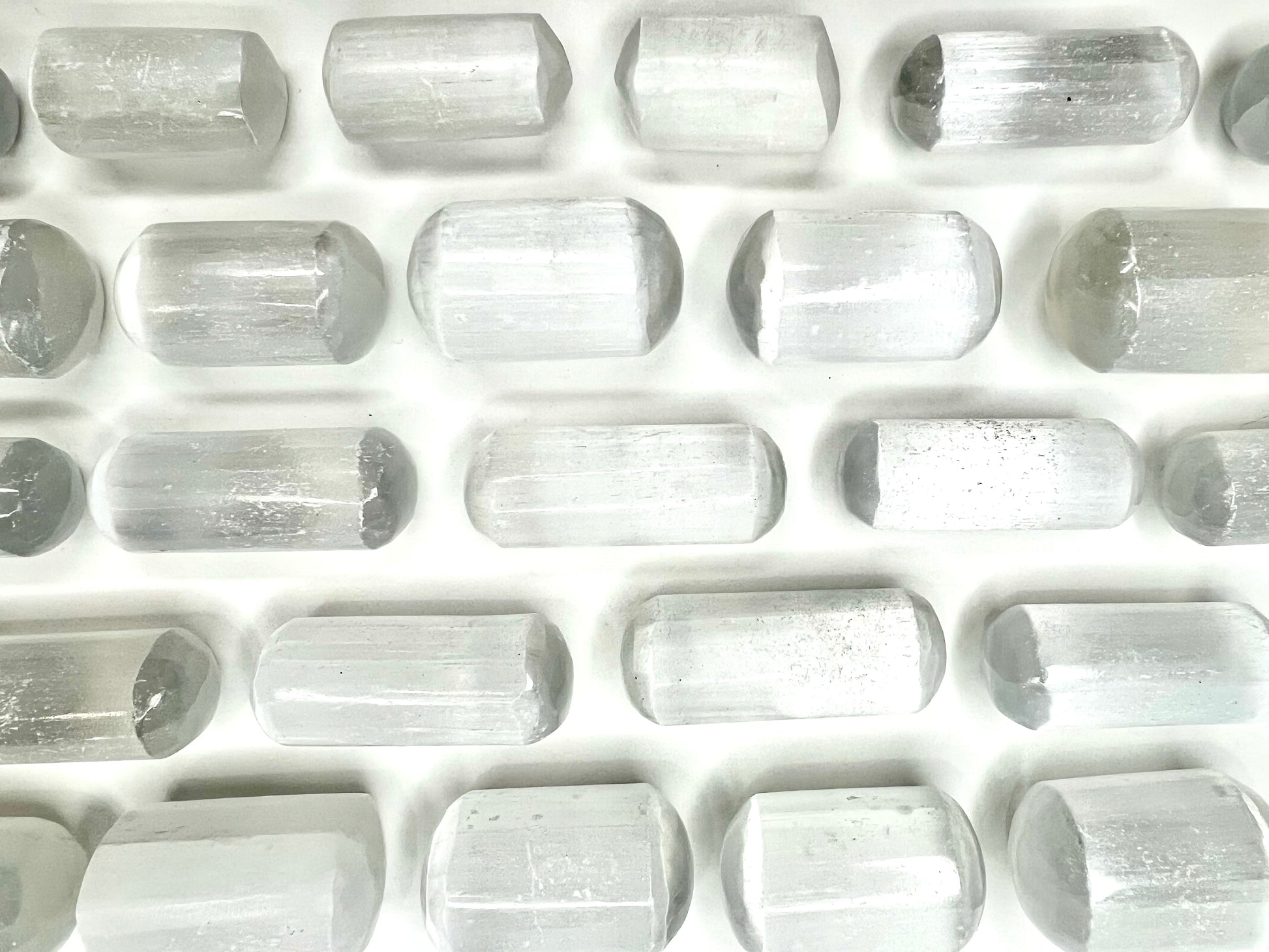 Selenite // Hand Polished // Tumbled - SolRising The Rock Shop