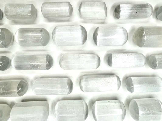 Selenite // Hand Polished // Tumbled - SolRising The Rock Shop