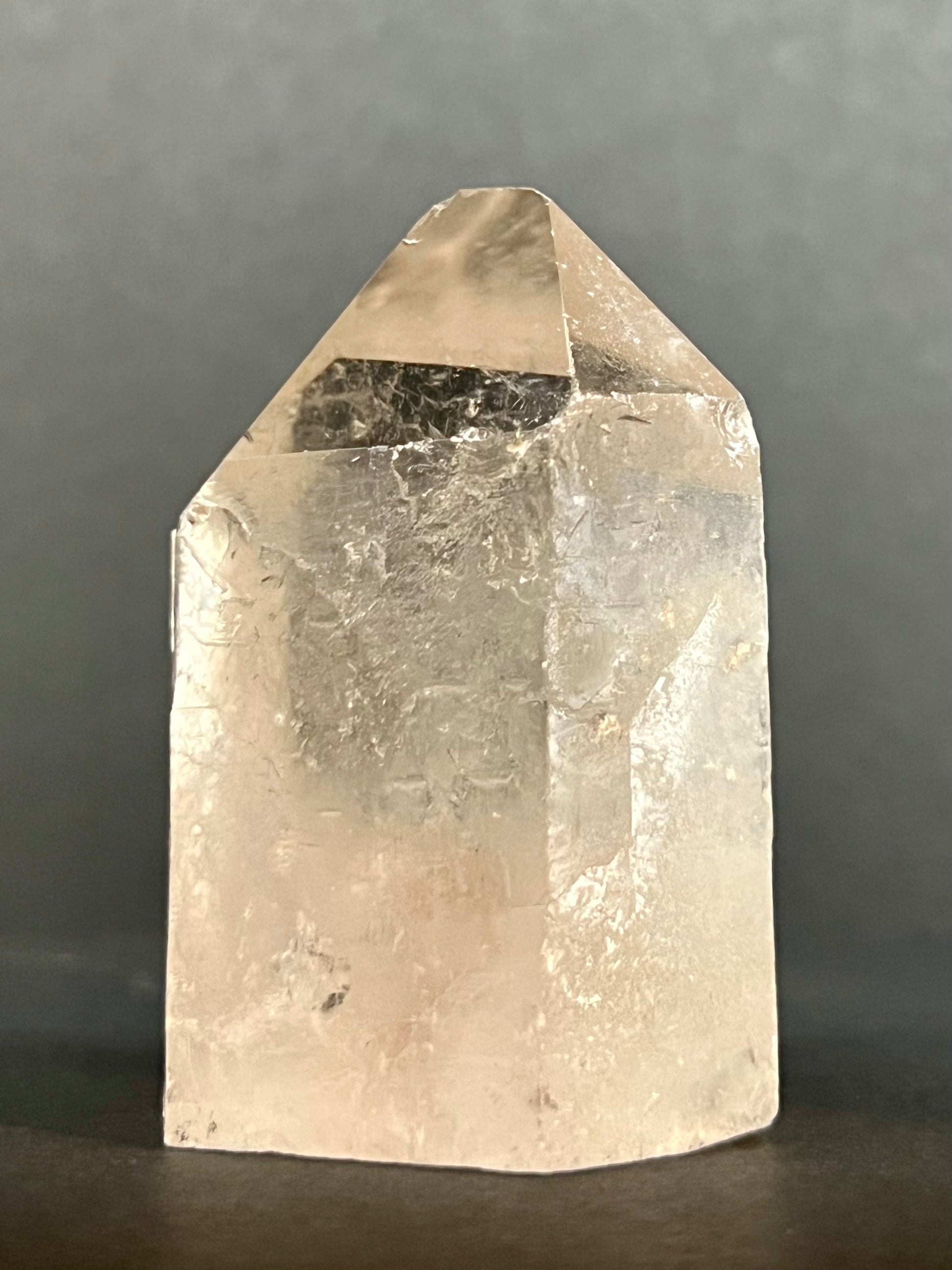 Quartz // Clear // Polished Point - SolRising The Rock Shop