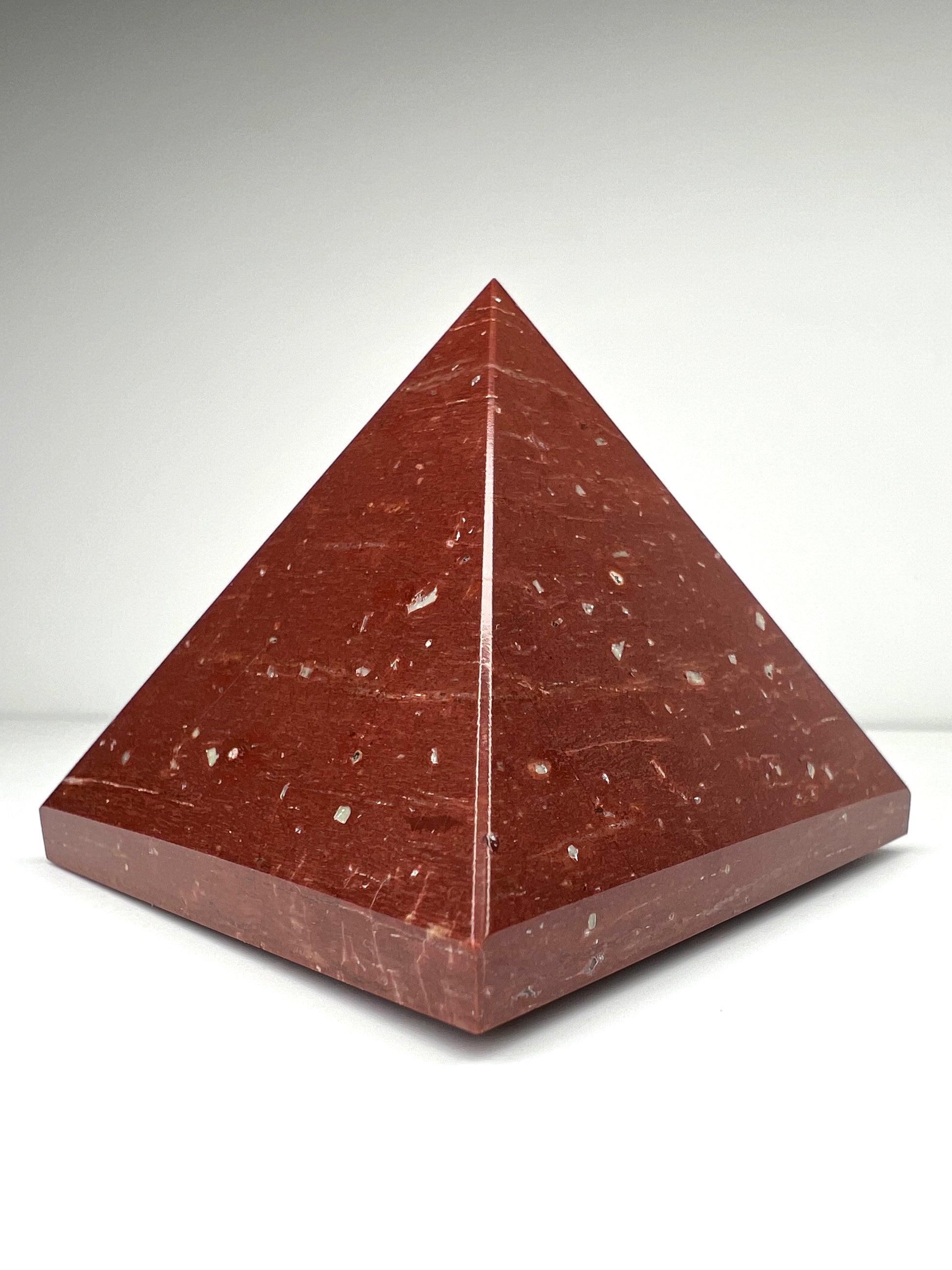 Red Jasper // Pyramid - SolRising The Rock Shop