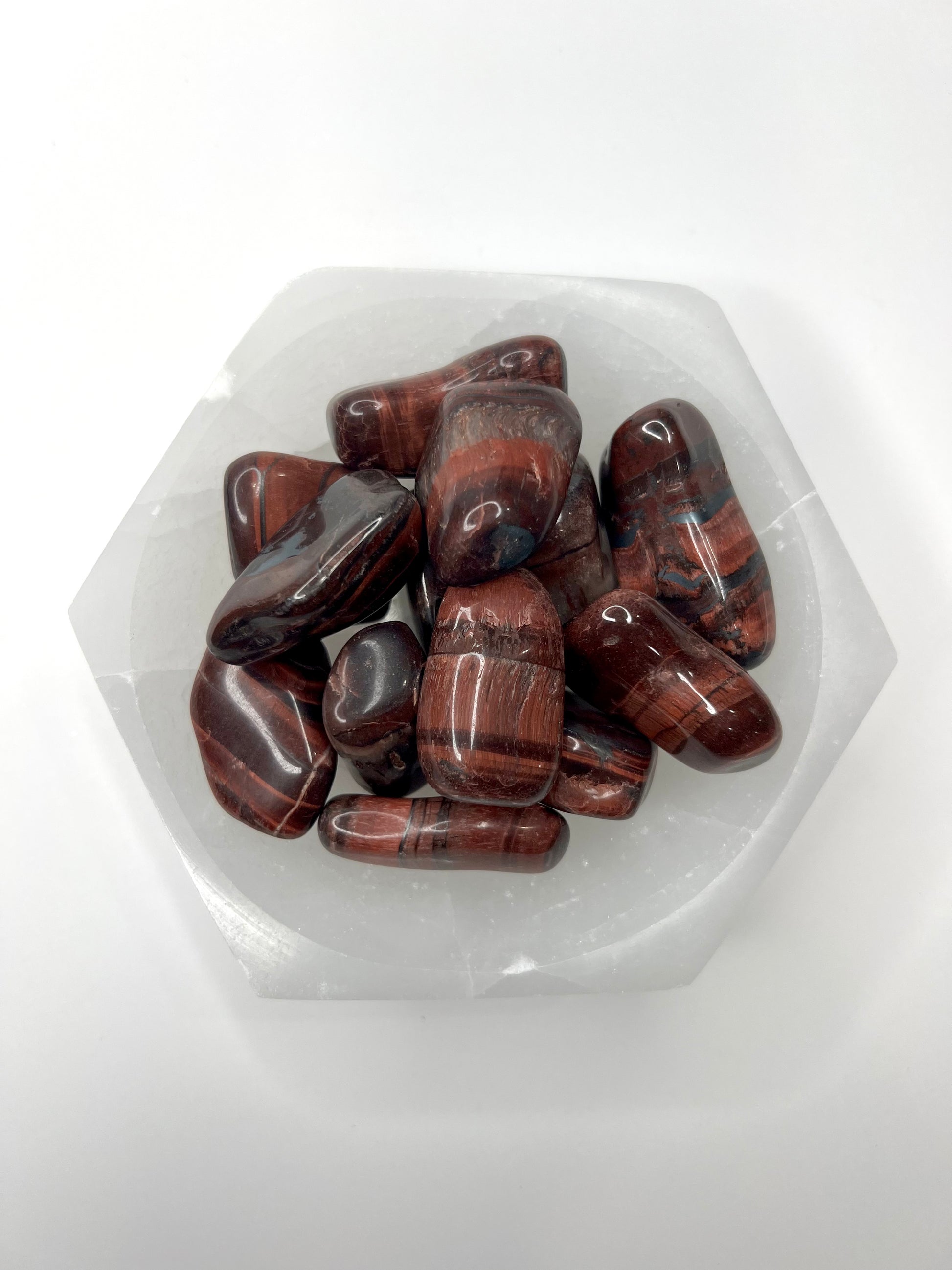 Tiger Eye // Red // Large // Tumbled - SolRising The Rock Shop