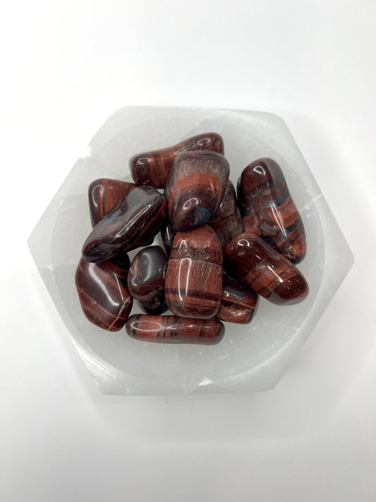Tiger Eye // Red // Large // Tumbled - SolRising The Rock Shop