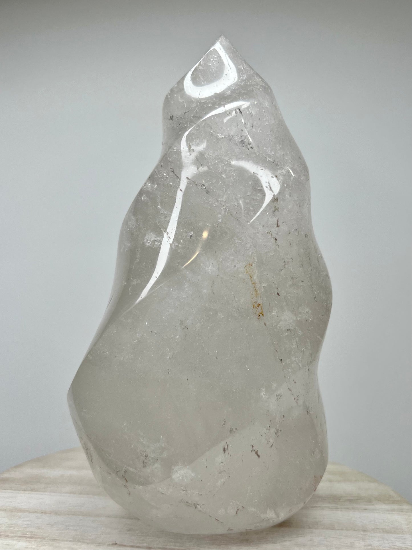 Quartz, Clear - Flame - SolRising The Rock Shop