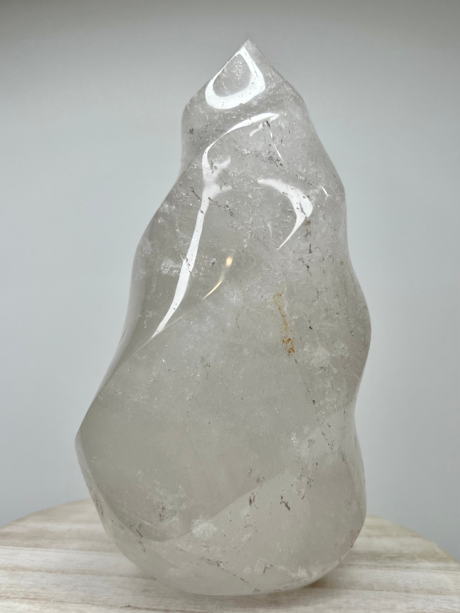 Quartz, Clear - Flame - SolRising The Rock Shop