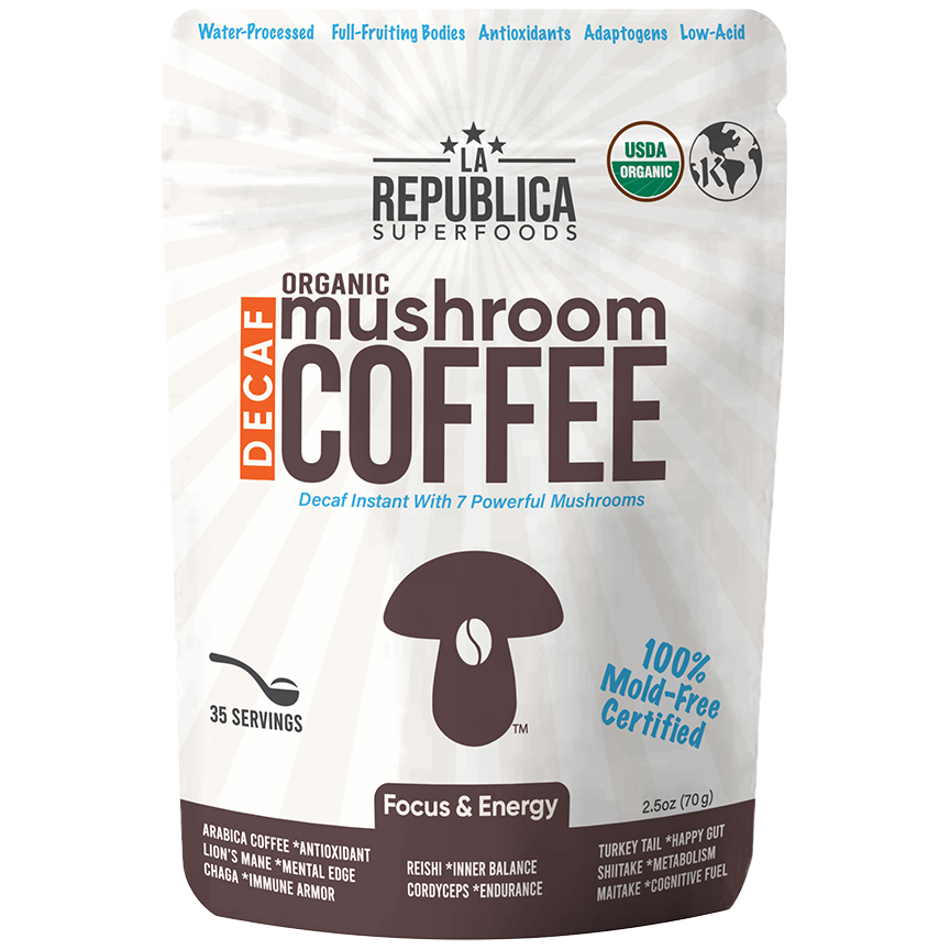 La Republica // Organic DECAF Mushroom Coffee [35 serving]