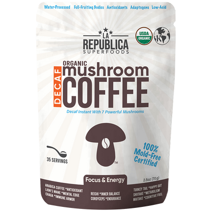 La Republica // Organic DECAF Mushroom Coffee [35 serving]