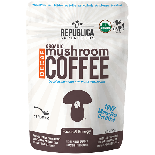 La Republica // Organic DECAF Mushroom Coffee [35 serving]