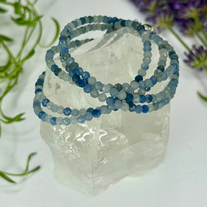 Blue Aventurine // 3mm // Adjustable // Bracelet