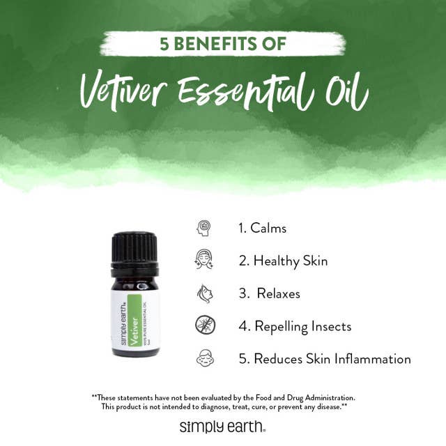Vetiver Essential Oil 5ml