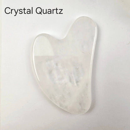 Gua Sha Face Massage Tool Crystal // Crystal Quartz