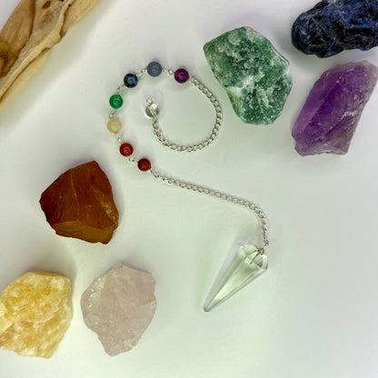 Clear Quartz // Chakra // Pendulum // Accessory