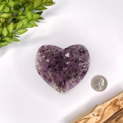 Amethyst // Cluster // Heart