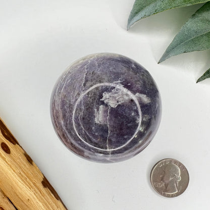 Lepidolite // Sphere