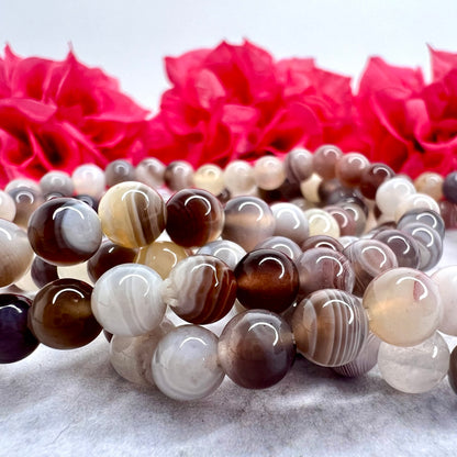 Botswana Agate // 6mm // Bracelets