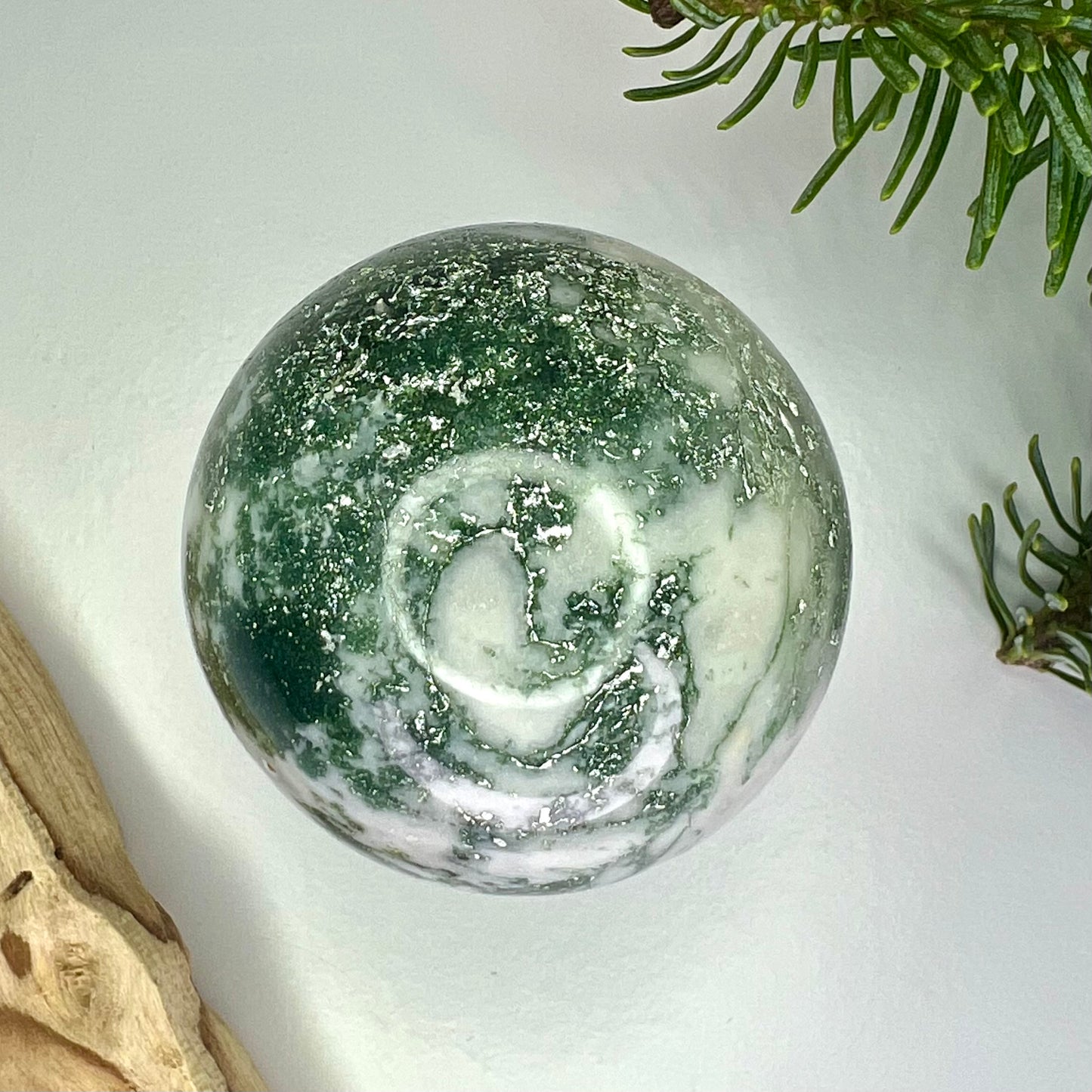 Tree Agate // Sphere