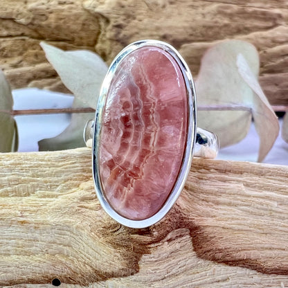 Rhodocrosite // Size 8 // Ring