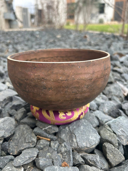 AfterGlow Twice Fired Bronze // Singing Bowl // 6.25"