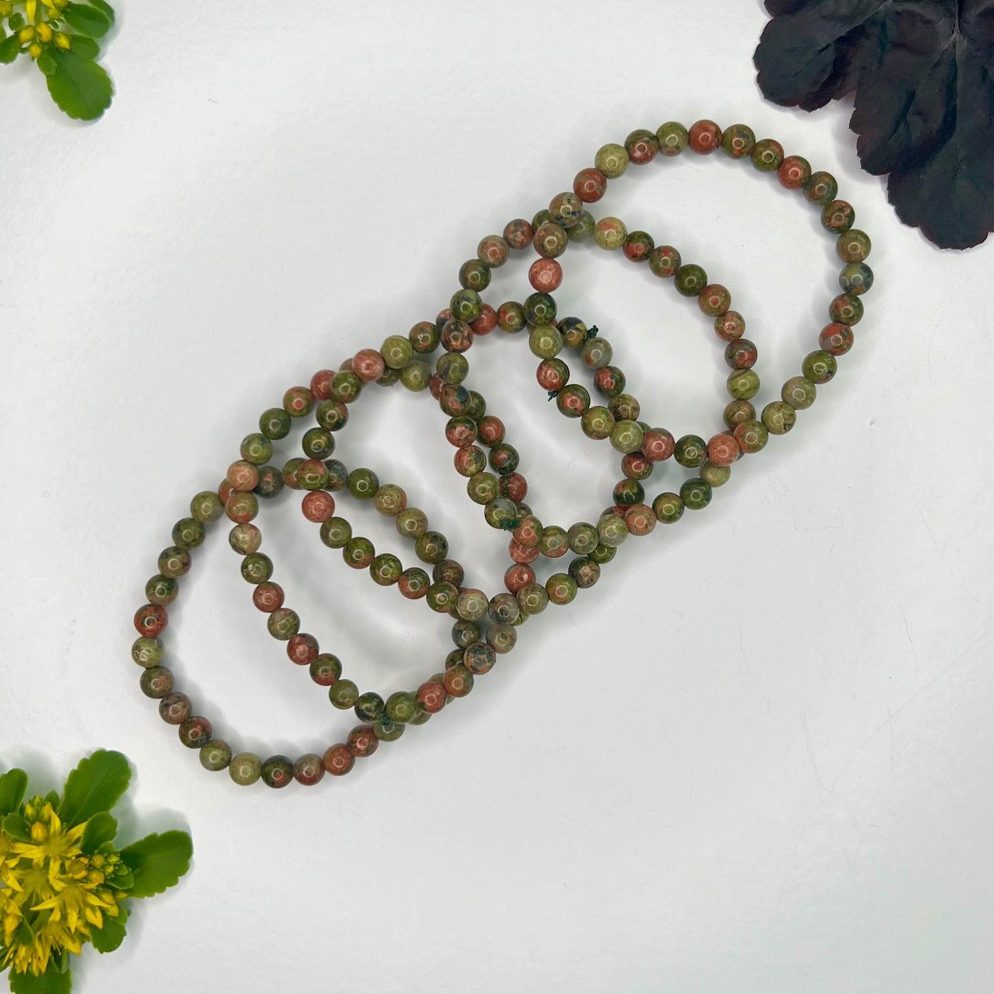 Jasper // Unakite // 6mm // Bracelet