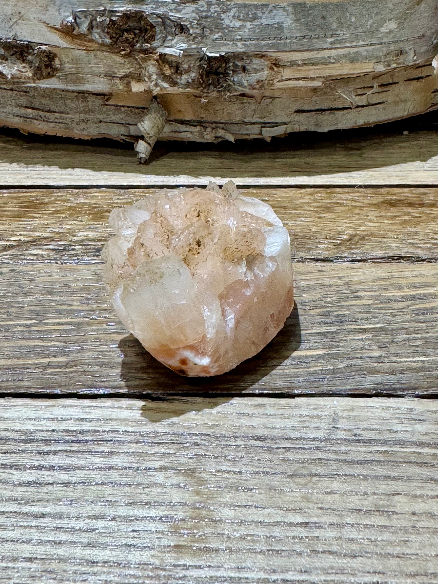 Peach Stilbite // Cluster