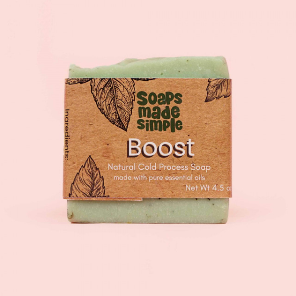 Boost // Natural Cold Process Soap Bar