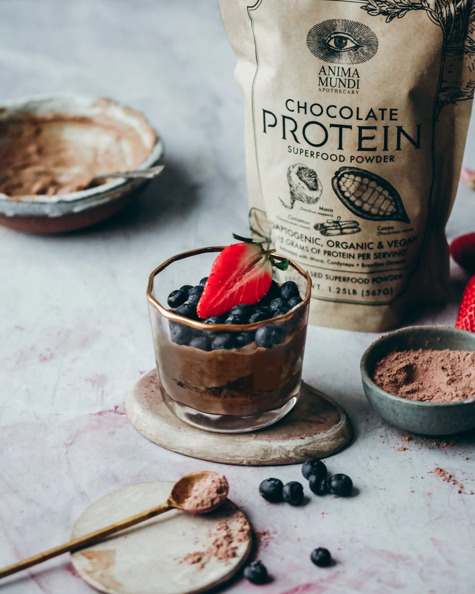 CHOCOLATE PROTEIN | Superfood Powder - SolRising The Rock Shop