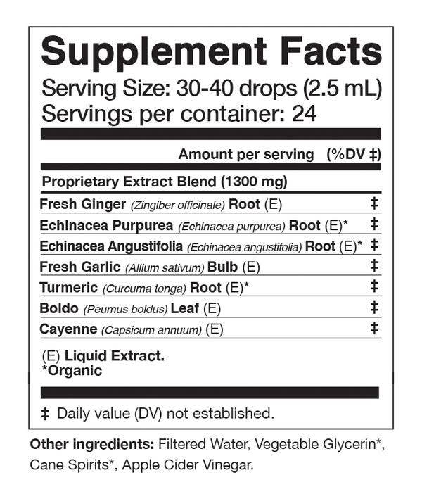 COLDS COCKTAIL | Herbal Defense* - SolRising The Rock Shop
