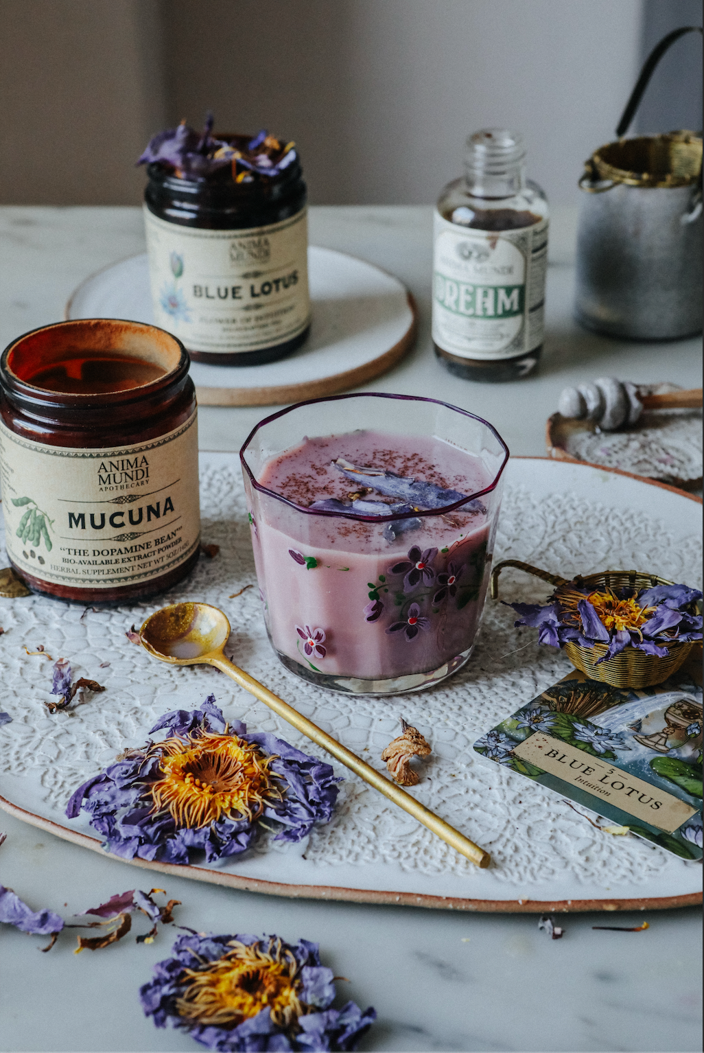 WHOLE BLUE FLOWERS | Blossoms of Intuition* - SolRising The Rock Shop