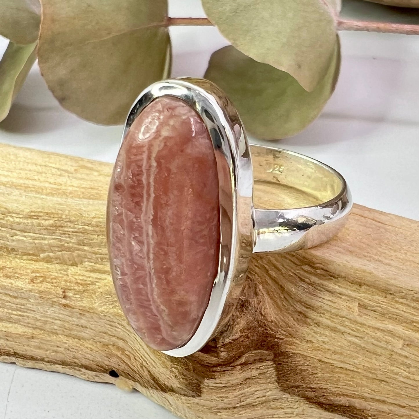 Rhodocrosite // Size 8 // Ring