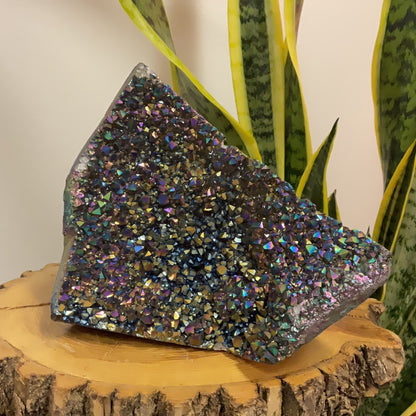 Titanium // Aura Quartz // Cluster