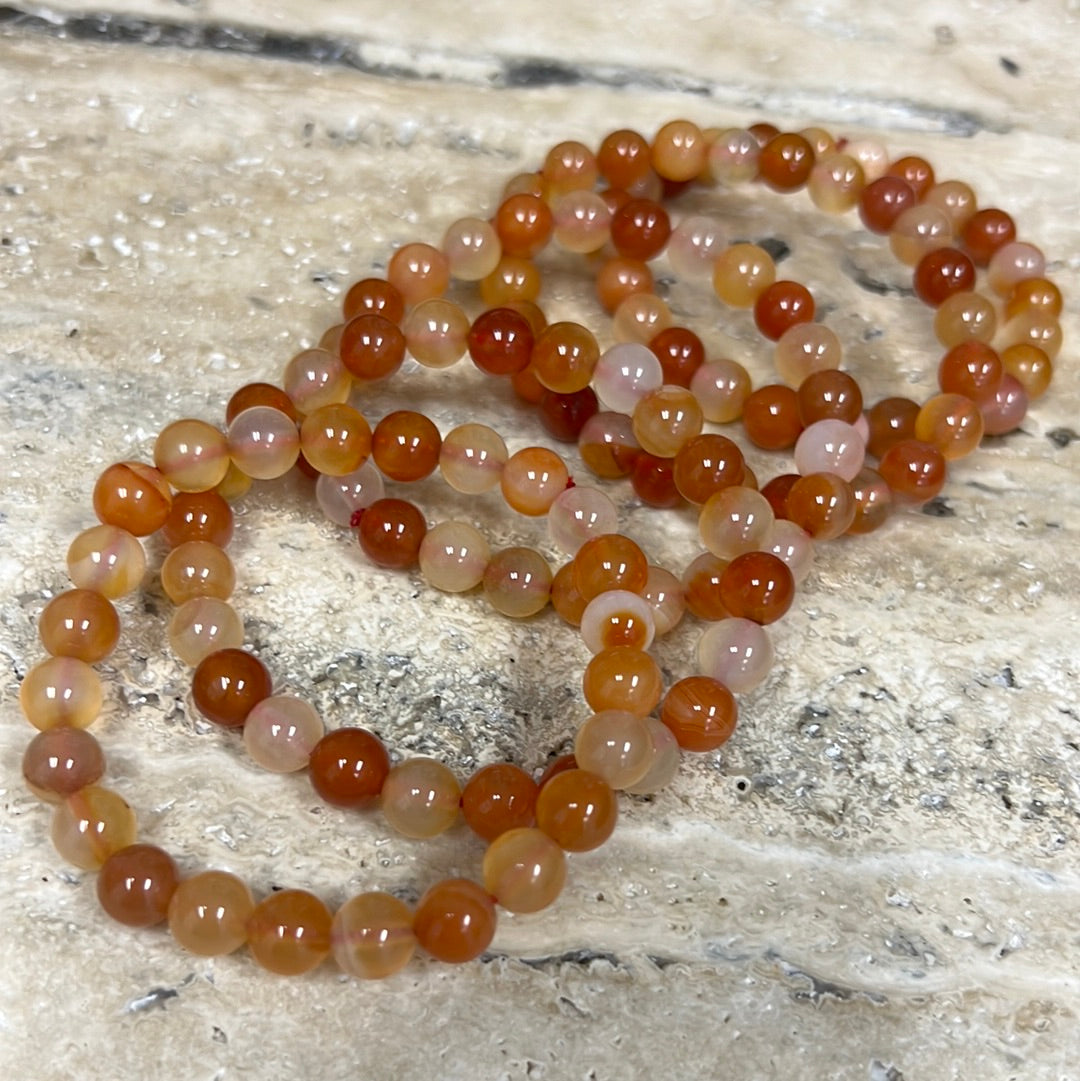 Carnelian // 8mm // Bracelet