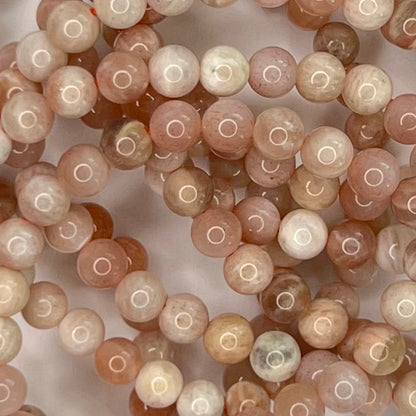 Moonstone // Peach // 6mm // Bracelet