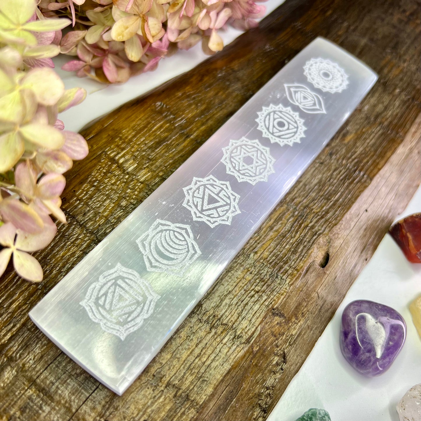 Selenite // Chakra // Plate