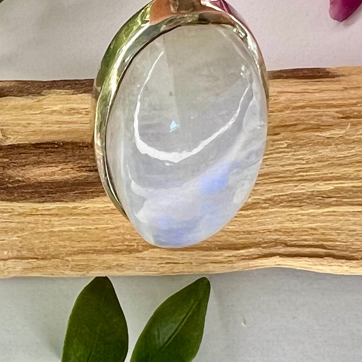 Moonstone // Rainbow // Pendant