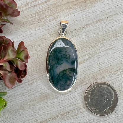 Agate // Moss // Pendant