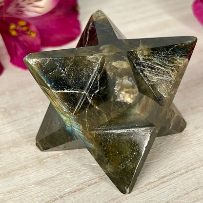 Labradorite // Merkaba // Star // Shape