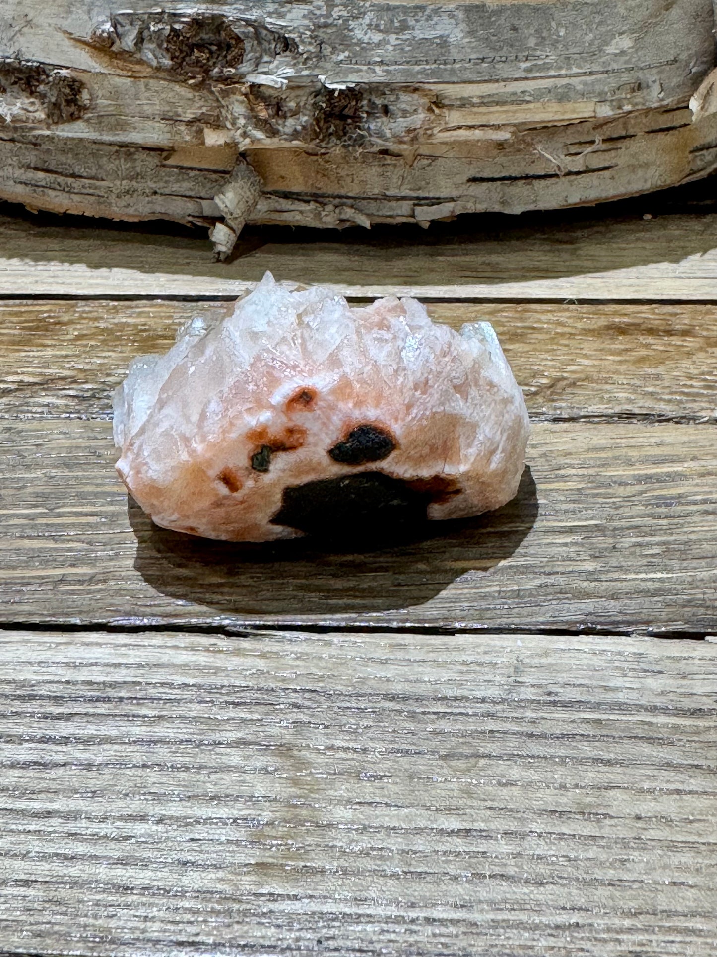 Peach Stilbite // Cluster