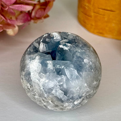 Celestite // Cluster // Sphere