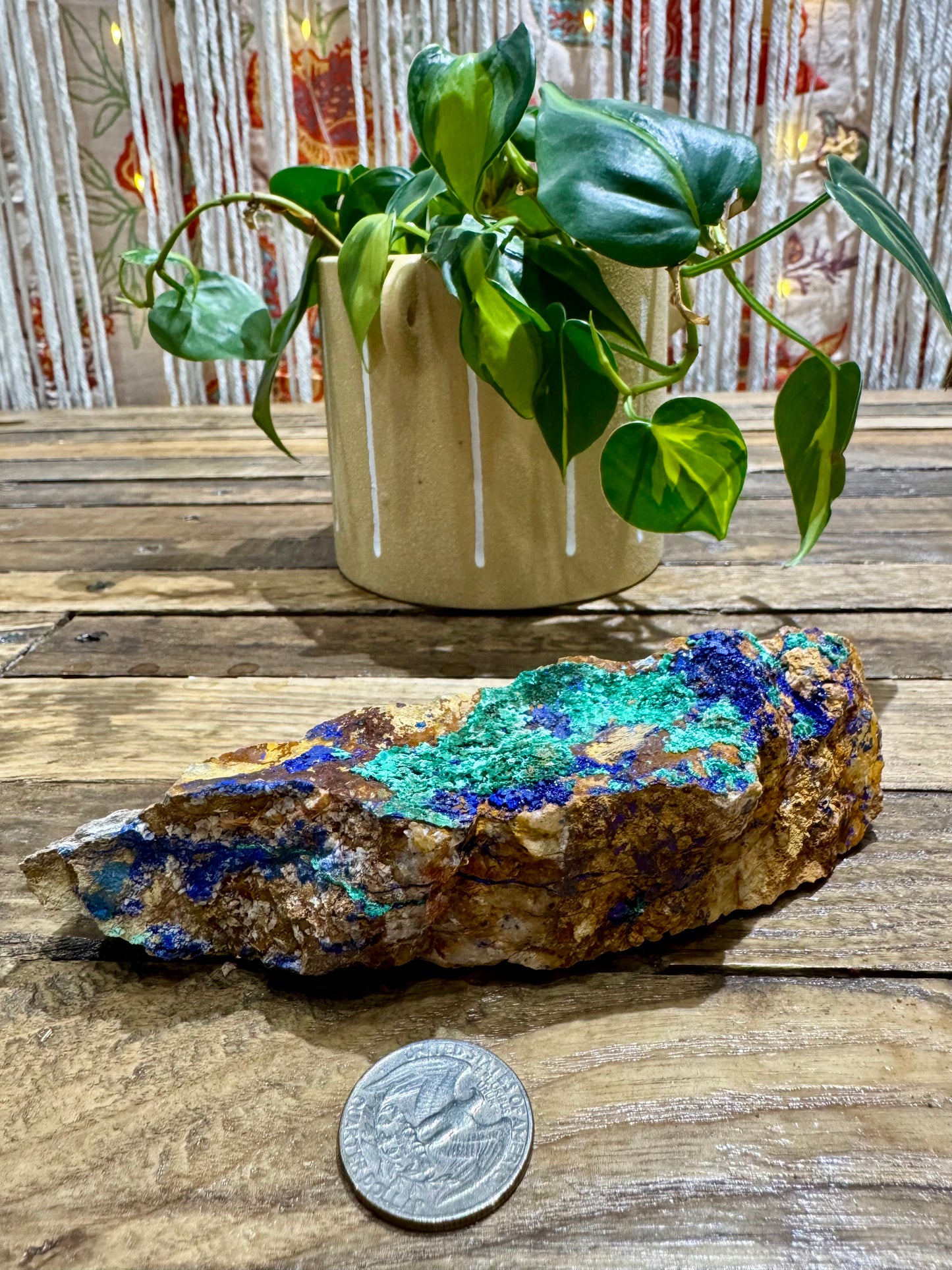 Azurite // Malachite // Mineral Specimen // Rough - SolRising The Rock Shop