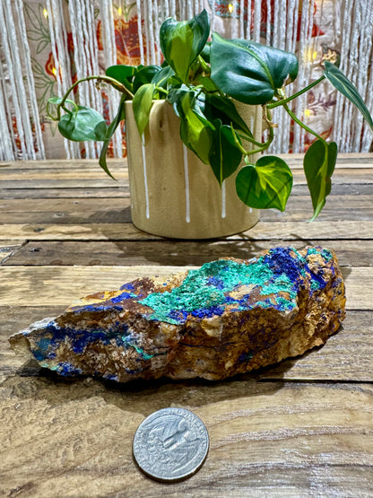 Azurite // Malachite // Mineral Specimen // Rough - SolRising The Rock Shop