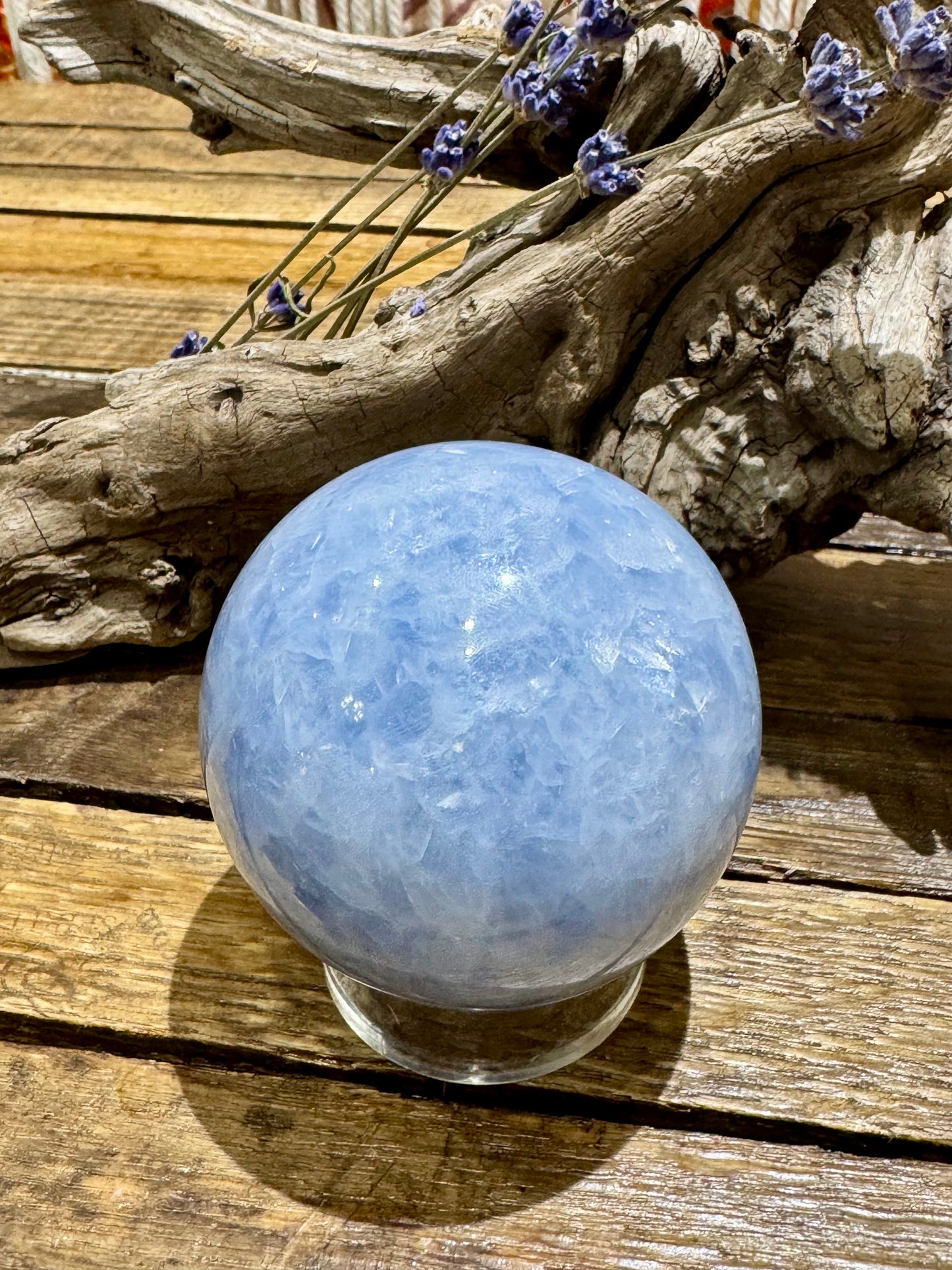 Calcite // Blue // Sphere